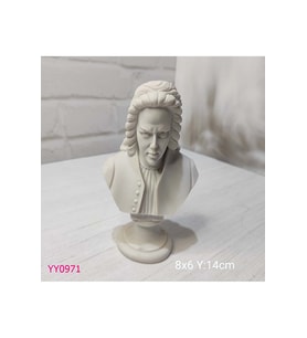 YY0971 Kaideli Mozart Büst Biblo Silikon Kalıp
