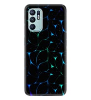 Oppo Reno 6 Kılıf Silikon Desen Özel Seri Naif Çizgiler 1680