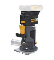CAT DX82B 18Volt Şarjlı Kömürsüz 6mm Devir Ayarlı Profesyonel Avuç İçi El Frezesi Formika Tıraşlama (Akü Dahil Değildir)