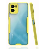 Durukar® Vivo Y15S Kılıf Platin Silikon - Sarı