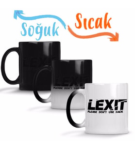 Lexit Sihirli Kupa Bardak Porselen