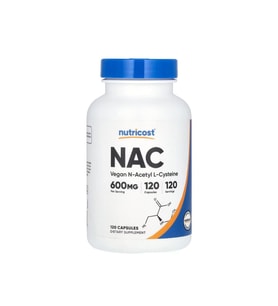 Nutricost N-Acetyl Cysteine (NAC) 600 MG 120 Kapsül