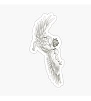 Icarus Sticker Yapıştırma Etiket 19CM