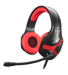 Rampage RM-X1 Python Kafa Üstü Oyuncu Kulaklığı 3.5mm PC/PS4/XBOX (Siyah-Kırmızı)