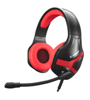 Rampage RM-X1 Python Kafa Üstü Oyuncu Kulaklığı 3.5mm PC/PS4/XBOX (Siyah-Kırmızı)