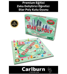 Premium Eğitici Zeka Geliştirici Öğretici Eğlence Aile Etkinlik Gayrimenkul Ticaret Oyunu Star Poly