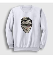 Presmono Unisex Beyaz Rain In July Müzik Neck Deep Sweatshirt 481921tt (Beyaz)