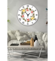 Bilge Retro Tasarımlı Duvar Saati 35x35cm (Baskılı)