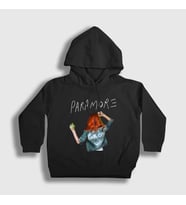 Presmono Unisex Çocuk Siyah Grow Up Müzik Paramore Kapüşonlu Sweatshirt 480412tt