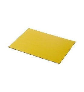 Turta Mendili / Pasta Altlığı Gold Dikdörtgen 33*40 