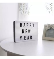 A5 Işıklı Harfli Dekoratif Led Pano Lightbox
