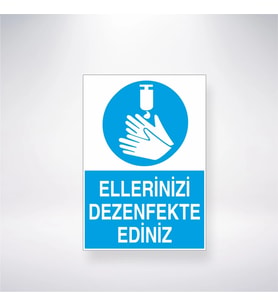 Ellerinizi Dezenfekte Ediniz