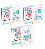 KPSS Tarih TEK-Coğrafya-Vatandaşlık Karakutu-MANİFESTO Branş Deneme-Soru Bankası