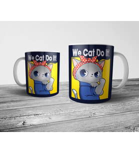 Pixxa We Cat Do It Feminist Kedi Kupa Bardak Model 1