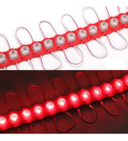 Led Modül Kırmızı Tekli Led Mercekli 12v Dc 1,5w İp 65 5 adet