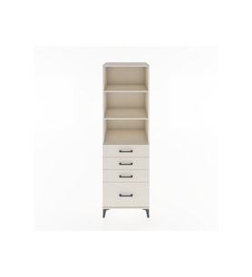 Hyperion Dolap 3 Raflı 4 Çekmeceli 60x44x195 Aytaşı-Aytaşı
