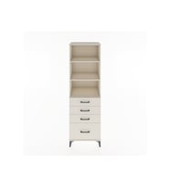 Hyperion Dolap 3 Raflı 4 Çekmeceli 60x44x195 Aytaşı-Aytaşı