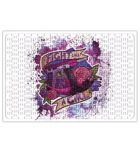 Fight Like a Girl Puzzle 240 Parça Yapboz