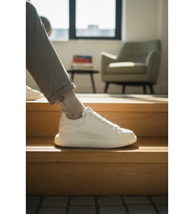 Enoch Erkek Alex Model Jel Taban Sneaker Oversize Kalın ve Parlak Tabanlı Lüks Sokak Modeli