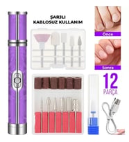 Şarjlı Manikür Pedikür Tırnak Bakım Seti