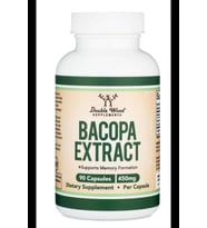 Double Wood  Bacopa Monnieri Extract 450mg 90 Capsul. Usa Version 3837 (Renksiz)
