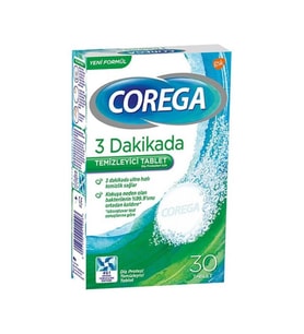 Corega Diş Protezi Temizleyici Tablet 30 Tablet