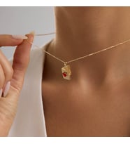 Love Secret Resimli Kolye 10.1 mm  45 cm