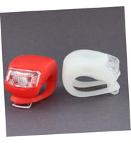 FORTE GT 6016 Bisiklet Ön Far USB Şarjlı Silikon Su Geçirmez Kırmızı Siyah 