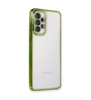 Galaxy A33 5G Kılıf Razer Lensli Silikon - Yeşil