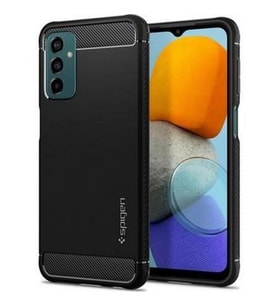 Spigen Galaxy M23 5G / Galaxy F23 5G ile Uyumlu Kılıf Rugged Armor Black (Siyah)