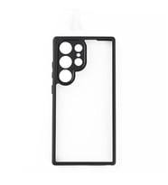 Coverzone Samsung Galaxy S24 Ultra ile uyumlu Kamera Korumal? ?effaf P�r�zs�z Arka Y�zey Z-New Roll Kapak Parmak izi Yapmayan Samsung Galaxy S24 Ultra i�in k?l?f Siyah