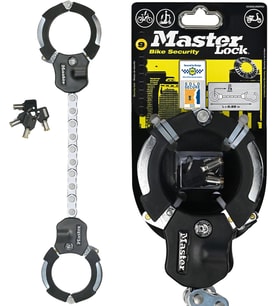 Master Lock Kelepçe Kilidi - Bisiklet Kilidi [9 Bağlantı - 55 Cm] [Sertifikalı] 8290Eurdpro - Scoote