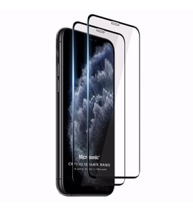 Microsonic Apple iPhone 11 Pro Max Crystal Seramik Nano Ekran Koruyucu Siyah (2 Adet)