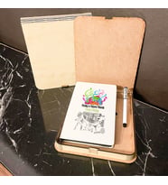 Metalurji ve Malzeme Mühendisi Ahşap Kutulu Defter Kalem Set 003
