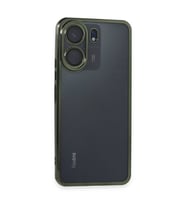 Xiaomi Redmi 13c Kılıf Razer Lensli Silikon - Yeşil