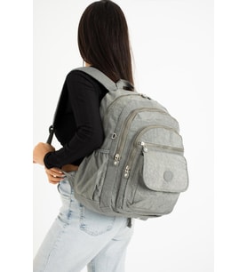 Ultra Hafif Çok Cepli Su Geçirmez Sırt Çantası Unisex Gri(Model:571-2A)
