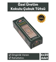 Özel Üretim Dinginlik Veren Meditasyon Çakra Enerji Rahatlatıcı Kokulu Çubuk Tütsü 6 x 20 Adet