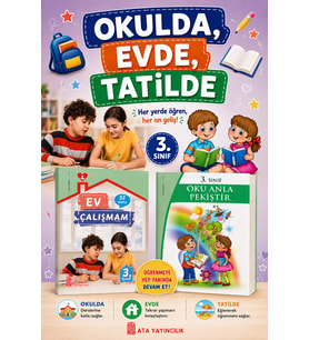 3. Sınıf Okulda Evde Tatilde Ev Çalışmam + Oku Anla Pekiştir
