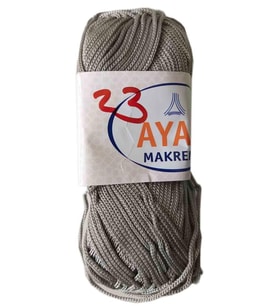 Angel Çanta Aksesuar 100 Gram Polyester Makrome No:23 Gri