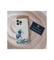 SAMSUNG GALAXY A31 Uyumlu Kanagawa Büyük Dalga Tasarımlı Şeffaf Kılıf