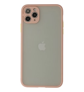 iPhone 12 Pro Max Kılıf Montreal Silikon Kapak - Pembe