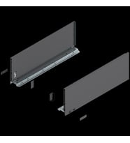 Blum İç Kiler Çekmecesi Legrabox Pure C Yüksek Yanak Önü Camlı 40 Cm. Frenli Blumotion Orion Gri Antrasit