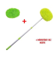 Yedek Bezli Mikrofiber Araba Yıkama Fırçası
