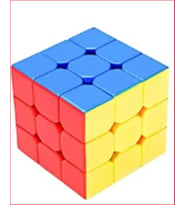 3x3 Profesyonel Neon Renkli Speed Cube Zeka Sabır Küpü
