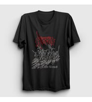 Presmono Unisex Siyah A Call To Arms Gospel Of The Horns T-Shirt 426691tt