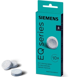 Siemens Tz80001A Temizleme Tabletleri, 10 Adet, Kahve Yağı Kalıntılarını Ideal Şekilde Giderir, Orij (Çok Renkli)