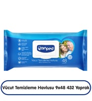 Canped Vücut Temizleme Havlusu 48x9 432 Yaprak