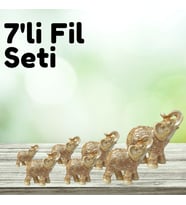 Uğur Getiren 7'li Fil Hediye Seti