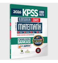 2026 FULLLisans KPSS Lisans Matematik Kara Kutu ÖSYM Çıkmış Soru Bankası Son 15 Yıl(Sadece Lisans)
