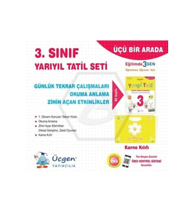 3. Sınıf Yarıyıl Tatil Günlük Tekrar Çalışmaları (Karışık)
